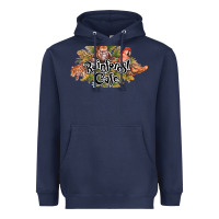 Navy Rainforest Cafe Heavyweight Hoodie - artisFamous