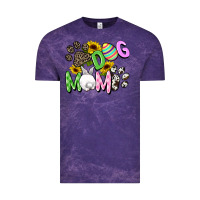 Cloud Purple Dog mom Easter Mother's Day Vintage Tee - FaDigitalArtStudio