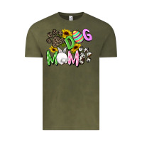 Vintage Olive Dog mom Easter Mother's Day Vintage Tee - FaDigitalArtStudio