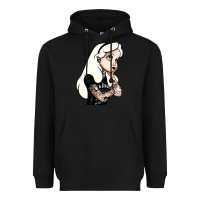 Black alice in wonderland Heavyweight Hoodie - artisFamous