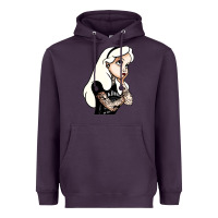 Plum alice in wonderland Heavyweight Hoodie - artisFamous