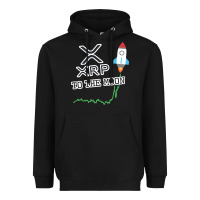 Xrp To The Moon Heavyweight Hoodie | Teevron