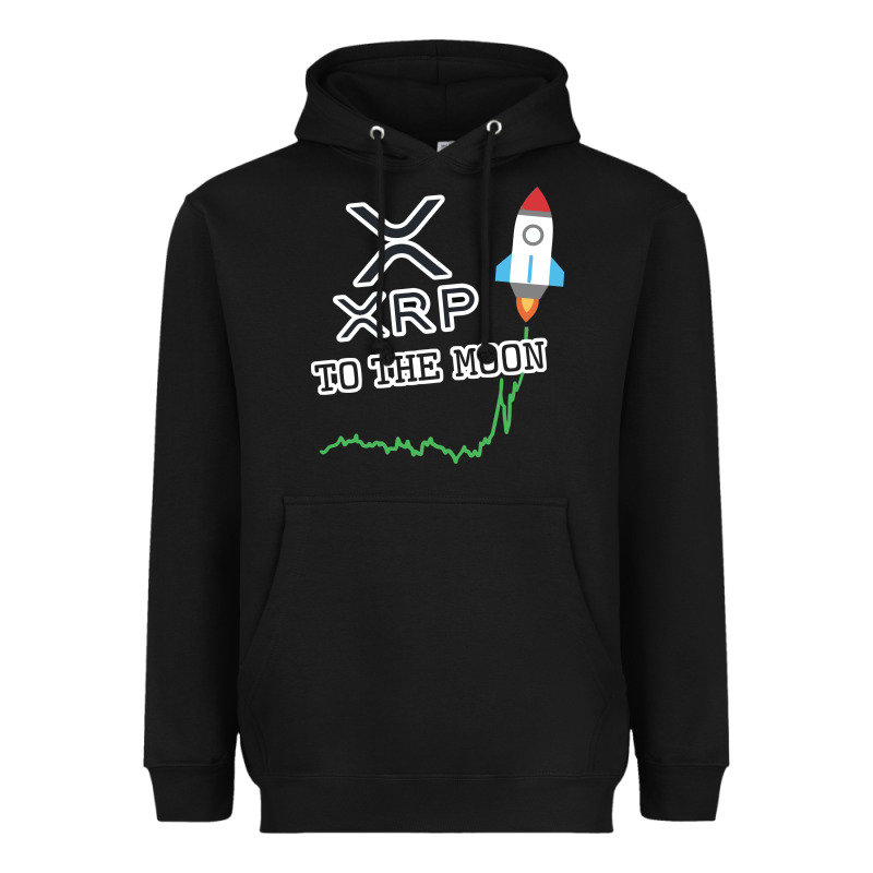 Xrp To The Moon Heavyweight Hoodie by artisFamous | Teevron