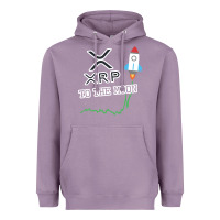 Lavender xrp to the moon Heavyweight Hoodie - artisFamous
