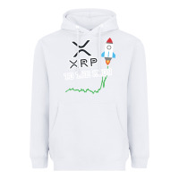White xrp to the moon Heavyweight Hoodie - artisFamous