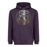 Plum cobra k.a.i rusted steel snake lo go graphic t shirt Heavyweight Hoodie - artisFamous