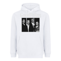 White goodfellas retro Heavyweight Hoodie - artisFamous