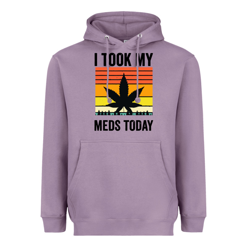 I Took My Meds Today Heavyweight Hoodie by artisFamous | Teevron
