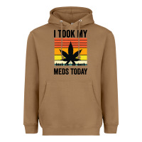 Toasted Coconut i took my meds today Heavyweight Hoodie - artisFamous