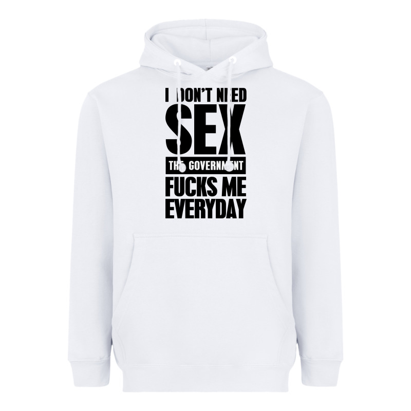 I Don't Need Sex Heavyweight Hoodie by artisFamous | Teevron