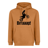 Meerkat brraaap funny dirt bike Heavyweight Hoodie - artisFamous