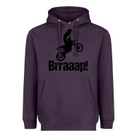 Plum brraaap funny dirt bike Heavyweight Hoodie - artisFamous