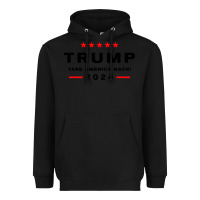 Black donald trump 2024 take america Heavyweight Hoodie - artisFamous