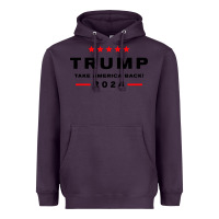 Plum donald trump 2024 take america Heavyweight Hoodie - artisFamous