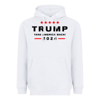 White donald trump 2024 take america Heavyweight Hoodie - artisFamous