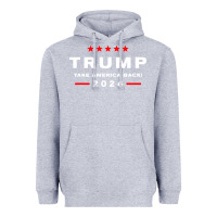 Heather Grey donald trump 2024 take america Heavyweight Hoodie - artisFamous