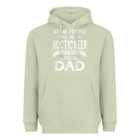 Matcha auctioneer dad father's day gifts father daddy men t shirt Heavyweight Hoodie - artisFamous