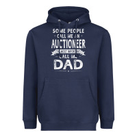 Navy auctioneer dad father's day gifts father daddy men t shirt Heavyweight Hoodie - artisFamous