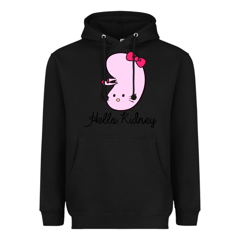 Hello Kidney Heavyweight Hoodie by artisFamous | Teevron