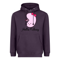 Plum hello kidney Heavyweight Hoodie - artisFamous