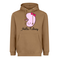 Toasted Coconut hello kidney Heavyweight Hoodie - artisFamous