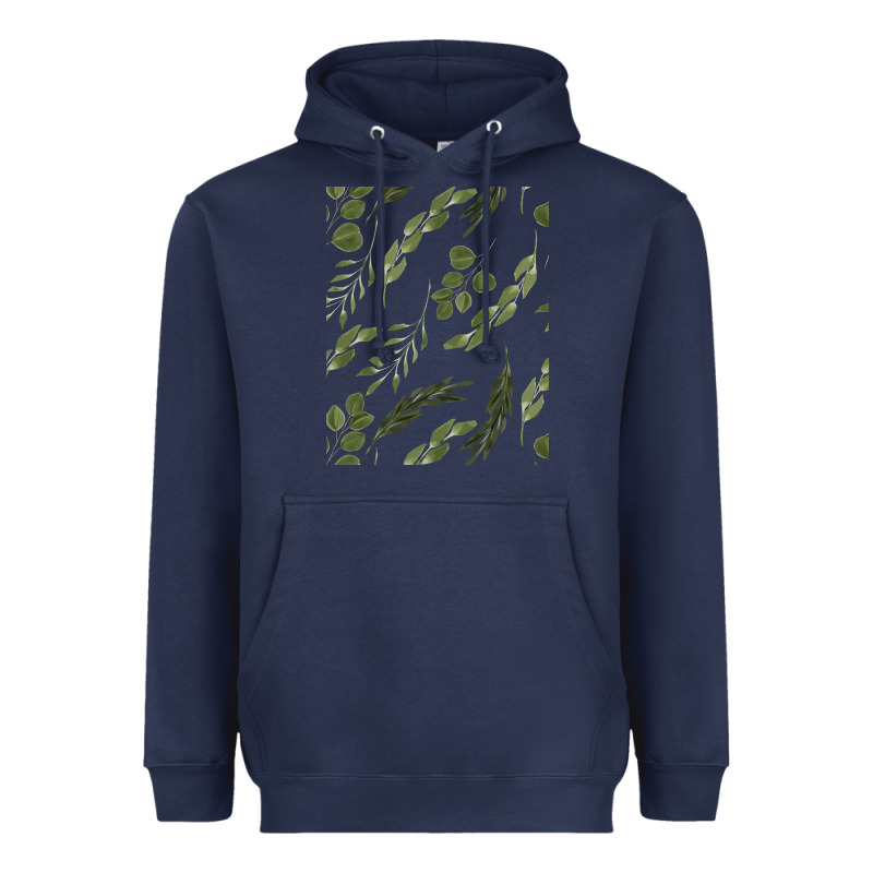 Watercolor Eucalyptus Pattern Heavyweight Hoodie by artisFamous | Teevron