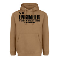 Toasted Coconut i'm an engineering Heavyweight Hoodie - artisFamous