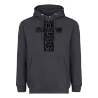Smoke John 3:16 Bible Verse Cool Christian Church Shirts Christianity Heavyweight Hoodie - artisFamous