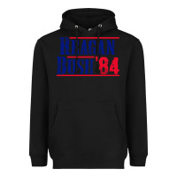Black reagan bush '84 Heavyweight Hoodie - artisFamous