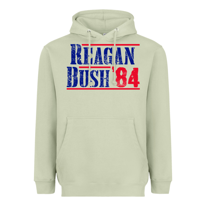 Reagan Bush '84 Heavyweight Hoodie by artisFamous | Teevron