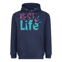 Navy best life Heavyweight Hoodie - artisFamous