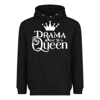 Black drama queen Heavyweight Hoodie - artisFamous