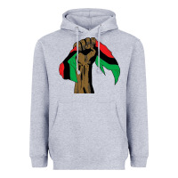 Heather Grey black power african license Heavyweight Hoodie - artisFamous