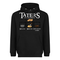 Black the lord of the rings taters potatoes recipe Heavyweight Hoodie - artisFamous