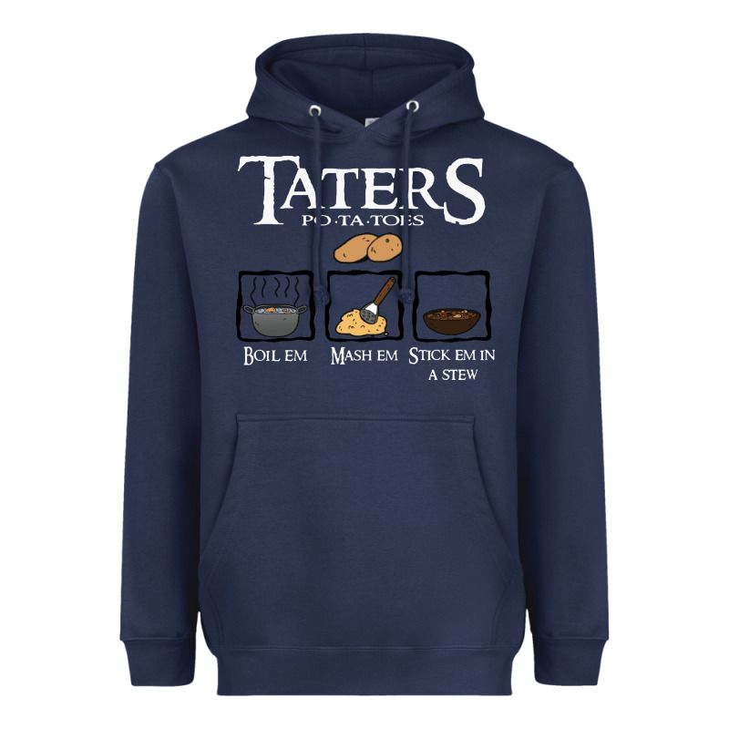 The Lord Of The Rings Taters Potatoes Recipe Heavyweight Hoodie by artisFamous | Teevron
