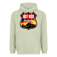 Matcha HOT ROD GARAGE CAR Heavyweight Hoodie - artisFamous