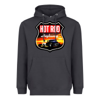 Smoke HOT ROD GARAGE CAR Heavyweight Hoodie - artisFamous