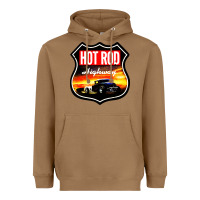 Toasted Coconut HOT ROD GARAGE CAR Heavyweight Hoodie - artisFamous