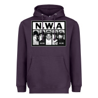 Plum N.W.A Californian hip hop group N.W.A Heavyweight Hoodie - artisFamous