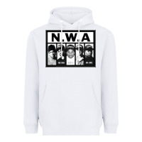 White N.W.A Californian hip hop group N.W.A Heavyweight Hoodie - artisFamous