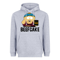 Heather Grey beefcake Heavyweight Hoodie - artisFamous