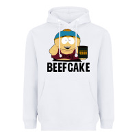 White beefcake Heavyweight Hoodie - artisFamous