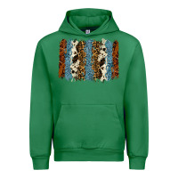 Emerald tool leather leopard cowhide backround Urban Hoodie - RanaPortraitStore