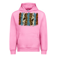 Fuchsia Pink tool leather leopard cowhide backround Urban Hoodie - RanaPortraitStore