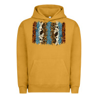 Pigment Peanut Butter tool leather leopard cowhide backround Urban Hoodie - RanaPortraitStore