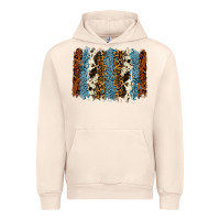 Sandshell tool leather leopard cowhide backround Urban Hoodie - RanaPortraitStore