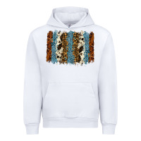 White tool leather leopard cowhide backround Urban Hoodie - RanaPortraitStore