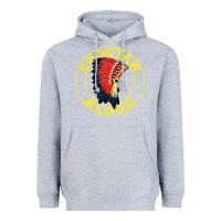 Heather Grey choctaw blood Heavyweight Hoodie - artisFamous