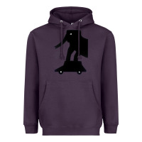 Plum Elephant Black To Stand On Your Car Heavyweight Hoodie - artisFamous