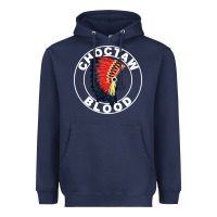 Navy choctaw blood Heavyweight Hoodie - artisFamous